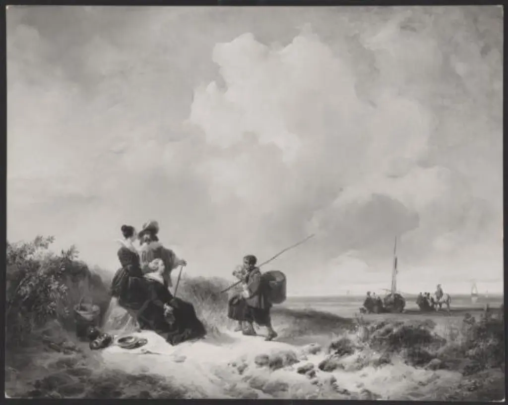 Duinen bij het strand 